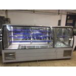 Kebap ve Meze Dolabı Bombe Camlı Paslanmaz Model