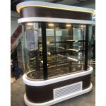 Özel Tasarım Bombe Camlı Cephe Dolabı