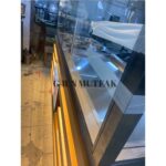 Pilav Tezgahı 4 Çorbalıklı Tabelalı Ahşap Desenli - Görsel 2