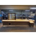 Self Servis Tezgah Seti Dolap ve Kasalı Ahşap Model