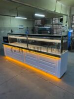 Böreklik ve Baklava Tezgahı Beyaz Lake Mobilyalı - Görsel 3