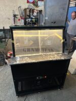Waffle Dolabı Düz Siyah 100Cm - Görsel 3