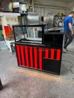 Kahvaltı Ve Salatbar Dolabı Kasalı Model